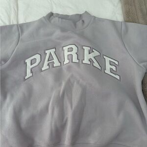 Parke lavender mockneck